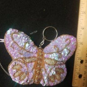 Sequin Butterfly shaped Coin purse